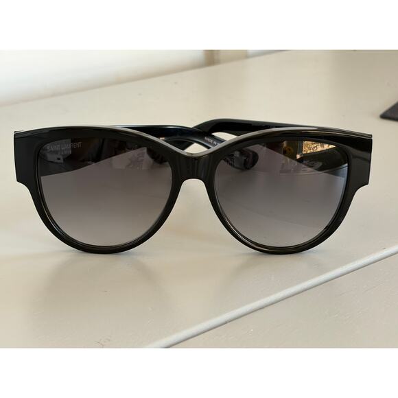 Saint‎ Laurent Paris SL M3 001 Black Sunglasses 55-16-140 Grey Lens main image 11